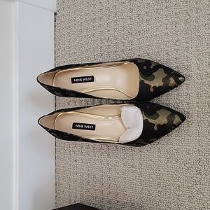 Brand new camo Nine West heels